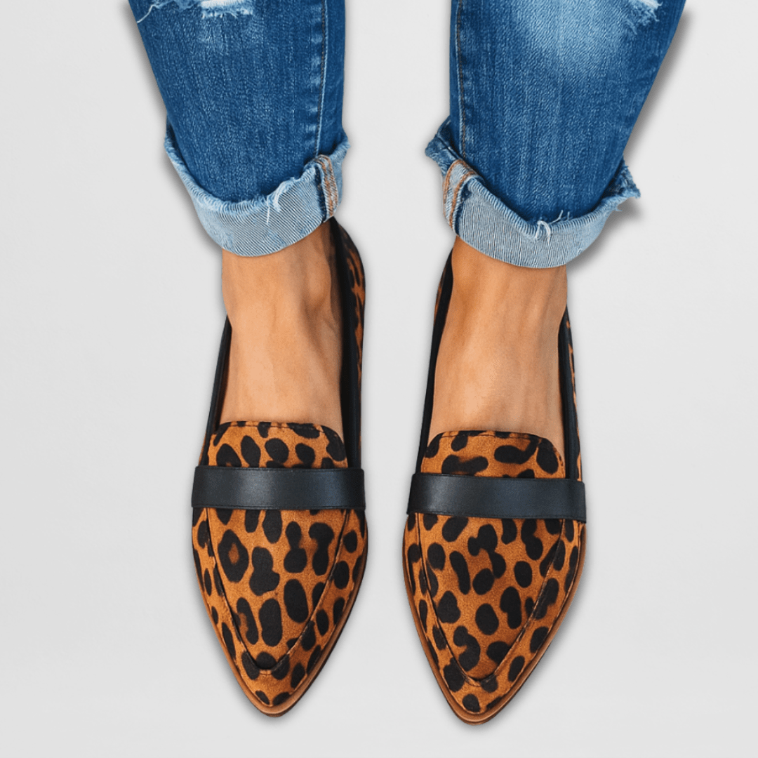Elegant Pointed Toe Suede Loafers with Penny Strap