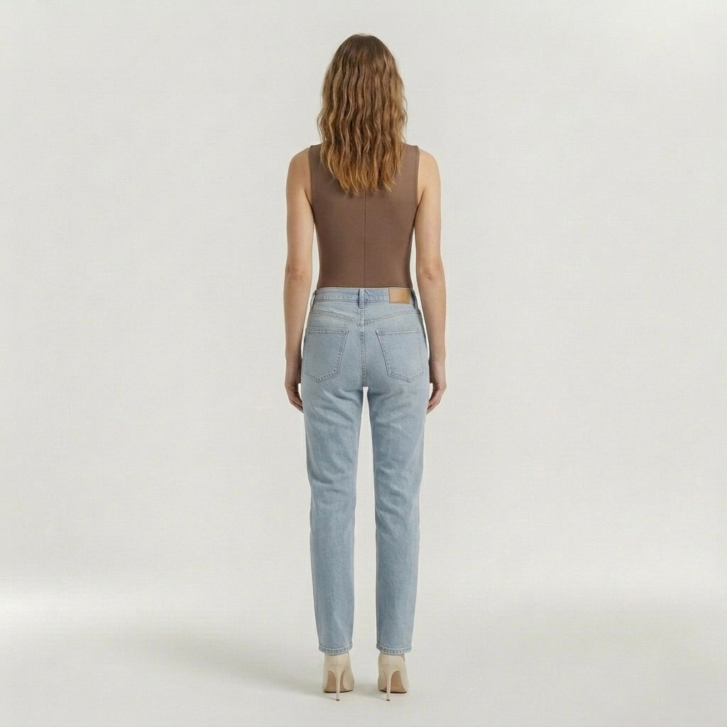 Fitted One Shoulder Top with Ruched Detail